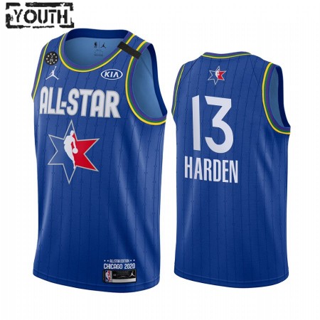 Barn Houston Rockets Tröja James Harden 13 2020 All-Star Jordan Brand Blå Swingman Barn Houston Rockets Tröja James Harden 13 2020 All-Star Jordan Brand Blå Swingman
